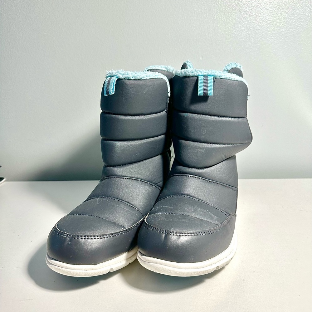 Kids Gray and blue DSG Snow boots